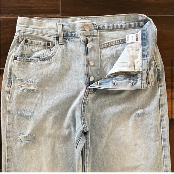 Pistola Cassie High Rise Straight Crop Denim - Picture 8 of 8
